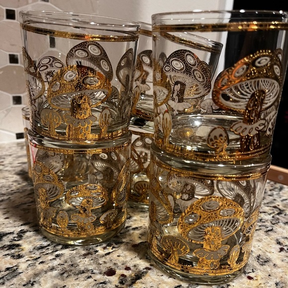 Other - Culver Mushroom glasses